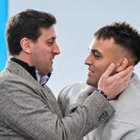 ¿Vuelve a Racing?: el divertido ida y vuelta entre Lautaro Martínez y Diego Milito