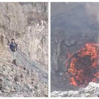 Americanistas suben al Popocatépetl y graban la lava en el cráter (Video)