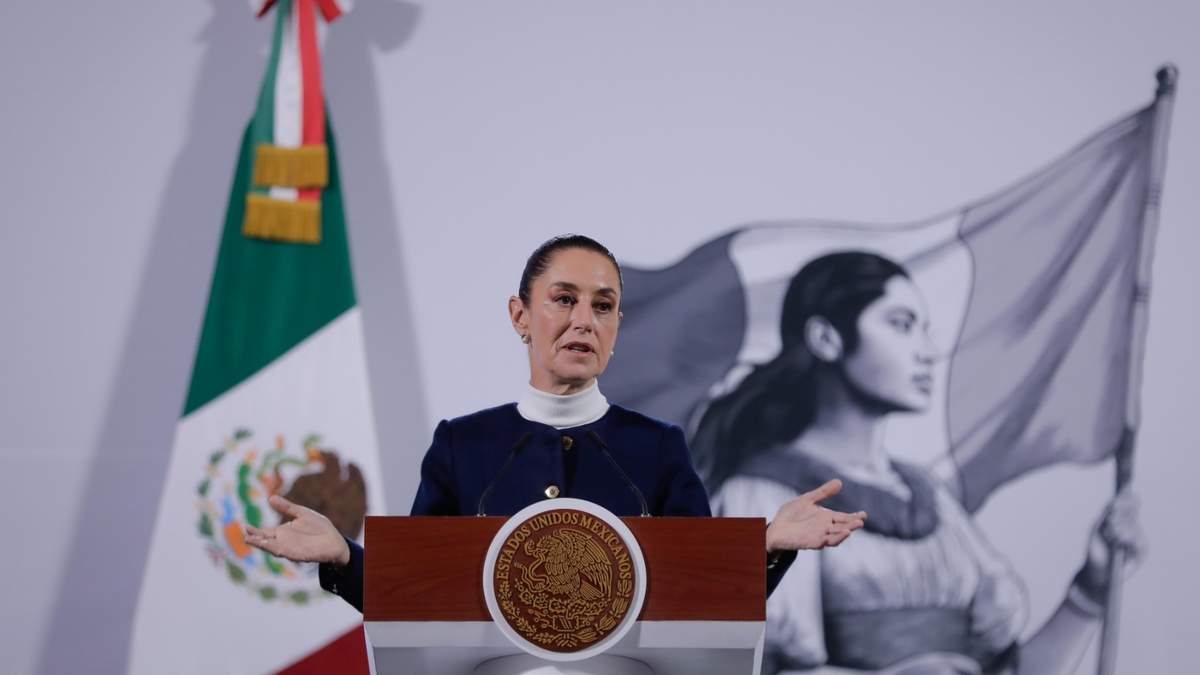 La presidenta Claudia Sheinbaum