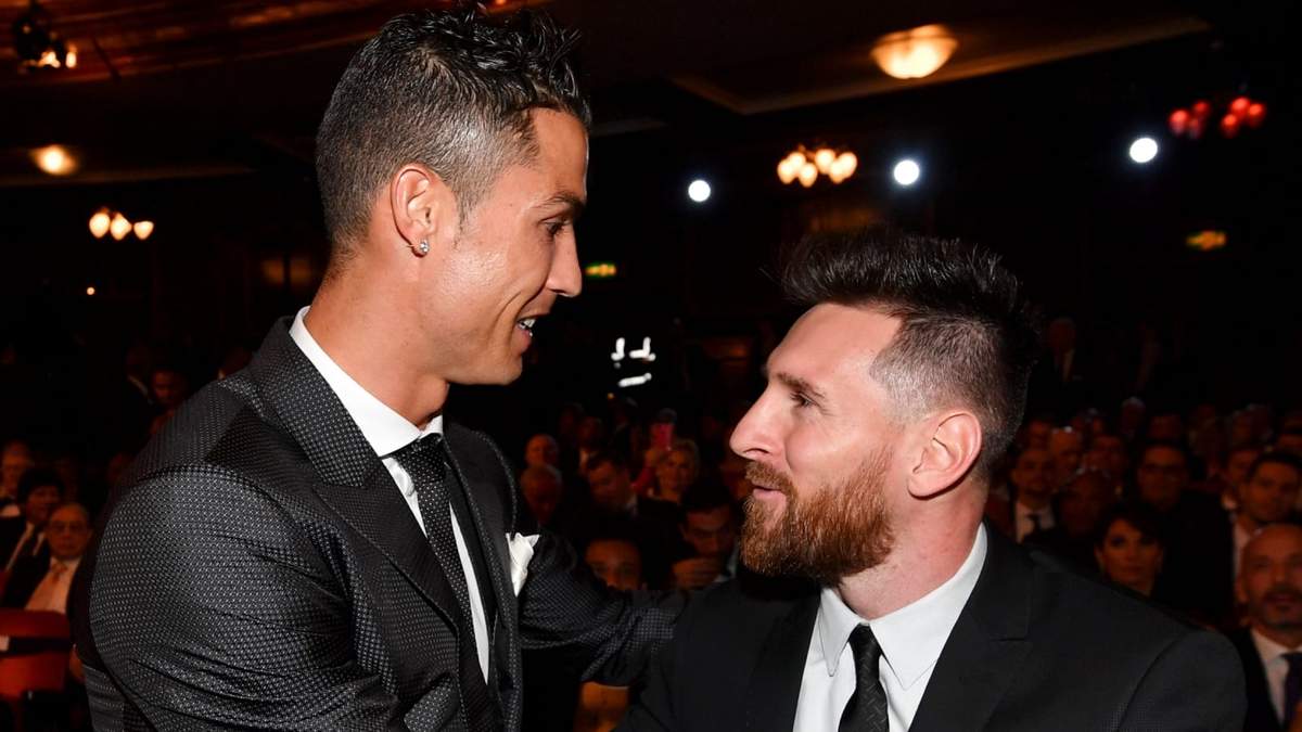 Lionel Messi y Cristiano Ronaldo Fuente: (Twitter)