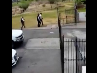 Escoltan a Corral tras atentado contra tres agentes en Chihuahua (Video)