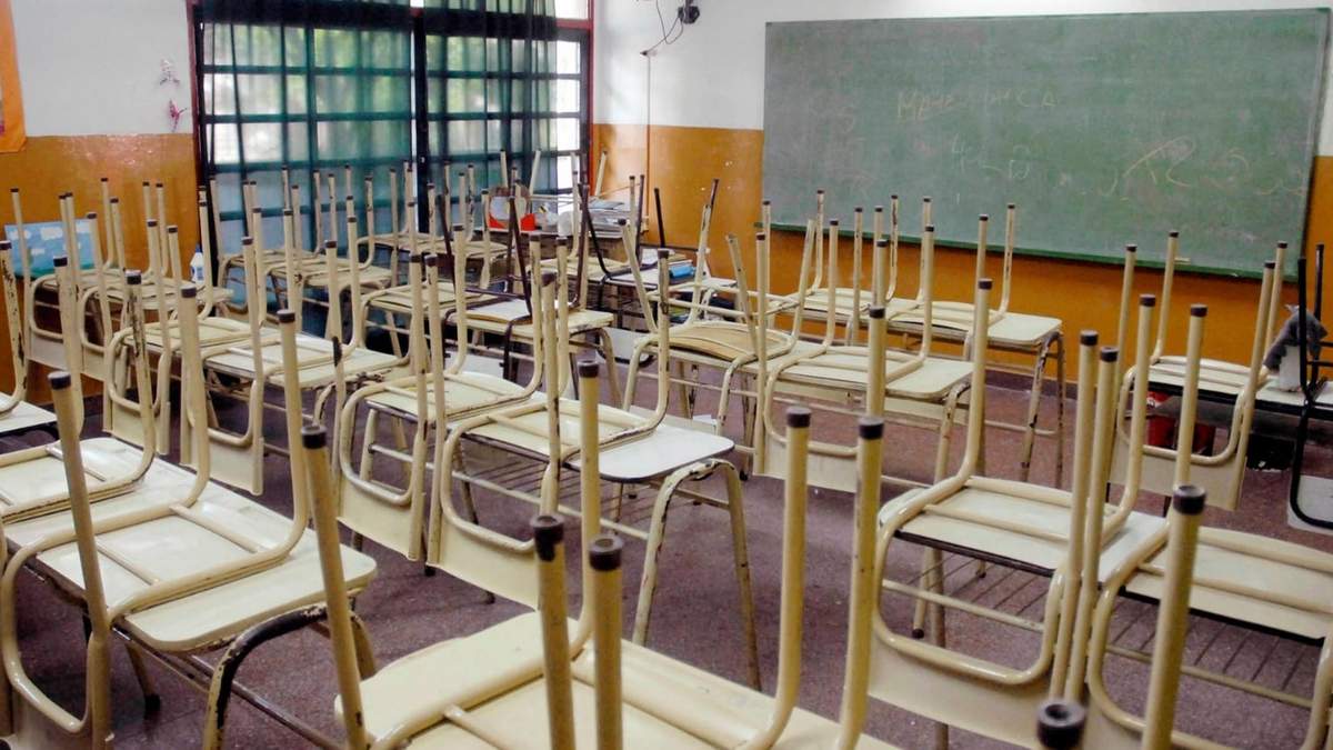 Escuelas sin clases. Fuente: (Twitter)