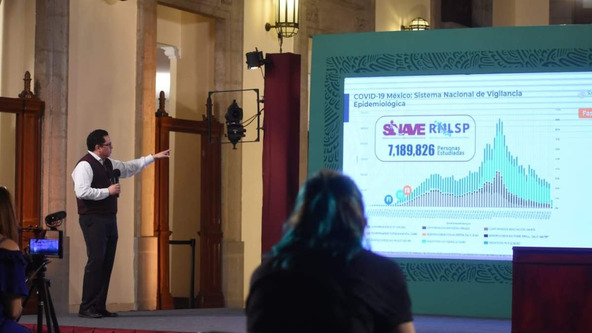 José Luis Alomía en la penúltima de las conferencias diarias