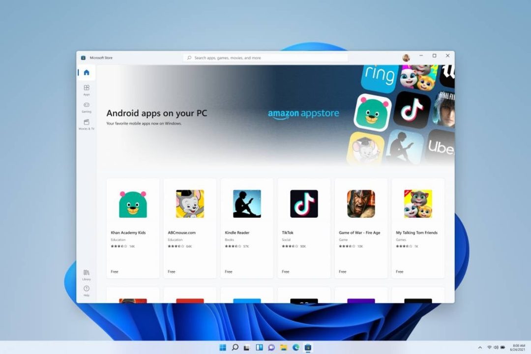 windows 11 microsoft android