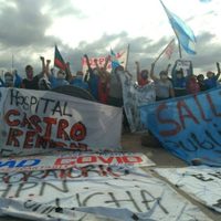 El personal de Salud continúa en pie de lucha en Neuquén: uno a uno, los bloqueos