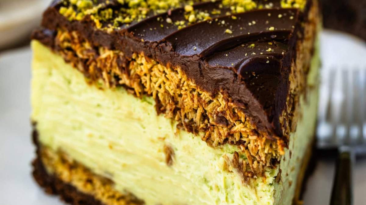 Cheesecake de Chocolate Dubái. Fuente: (Instagram)
