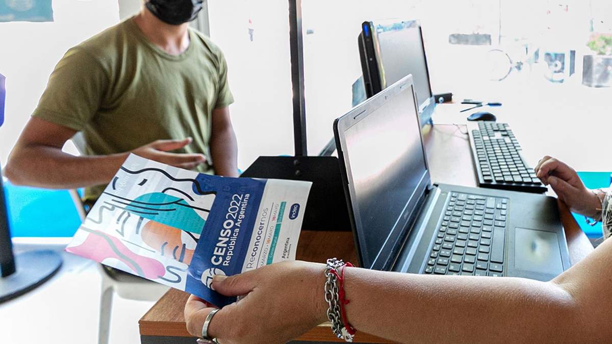 Puntos digitales para el censo 2022. Fuente: (Twitter)