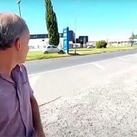 Choque insólito del tótem: la Municipalidad había sido alertada de que ese no era el lugar correcto