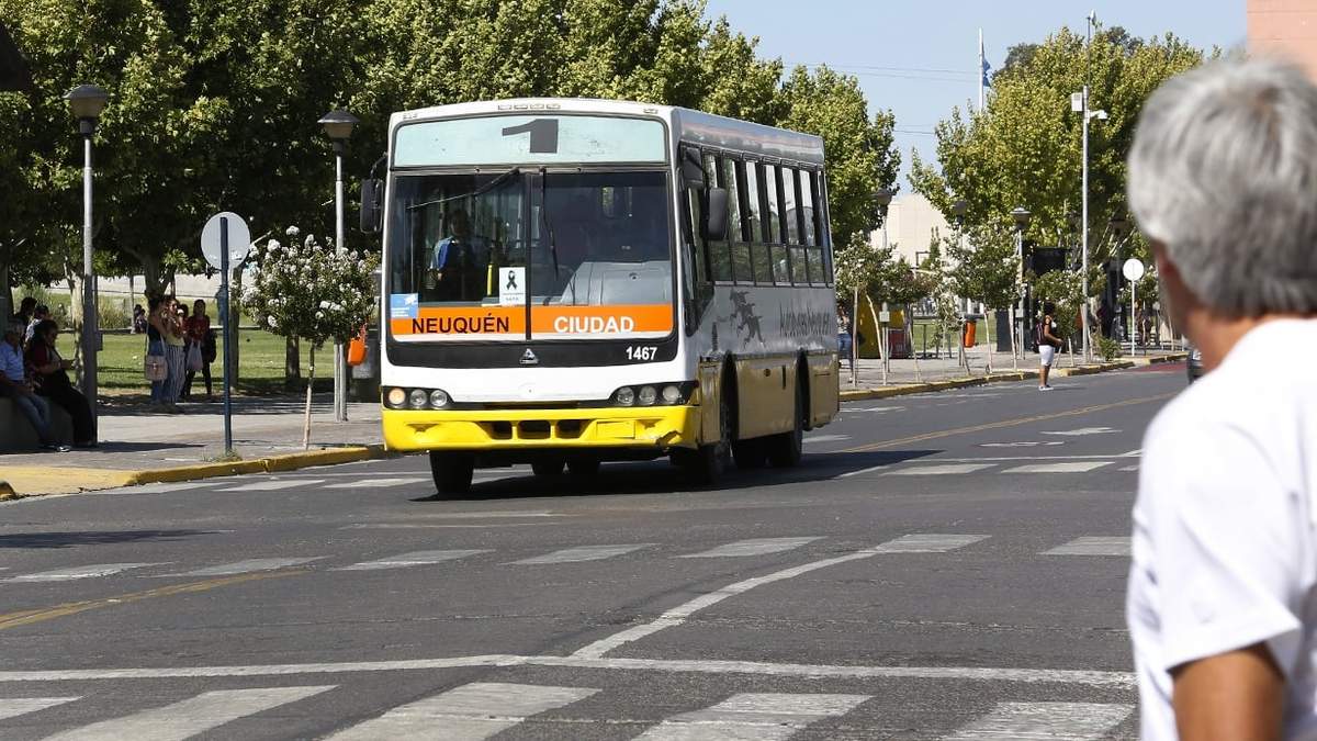 Transporte público en Neuquén. Fuente: (Twitter)