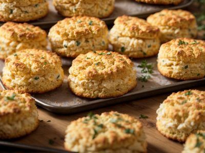 Scones de ciboulette y queso: poné la pava y prepárate esta receta ideal para los amantes de lo salado