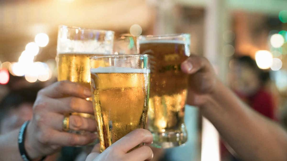 Fiesta cervecera en San Martín de los Andes. Fuente: (Twitter)