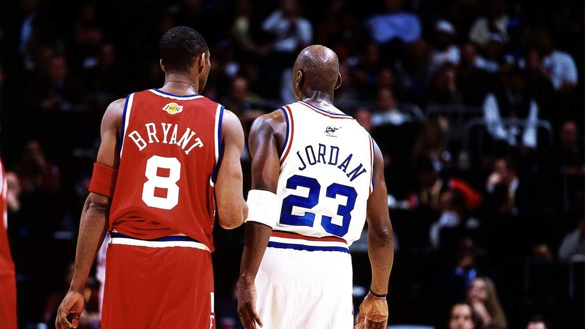 Kobe Bryant y Michael Jordan. Fuente: (Twitter).