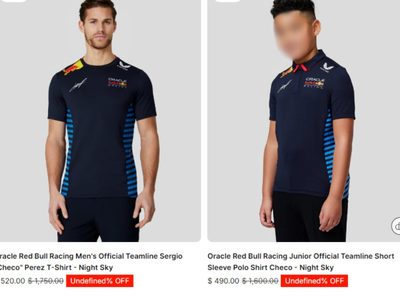 Rematan mercancía de “Checo” Pérez tras su salida de Red Bull