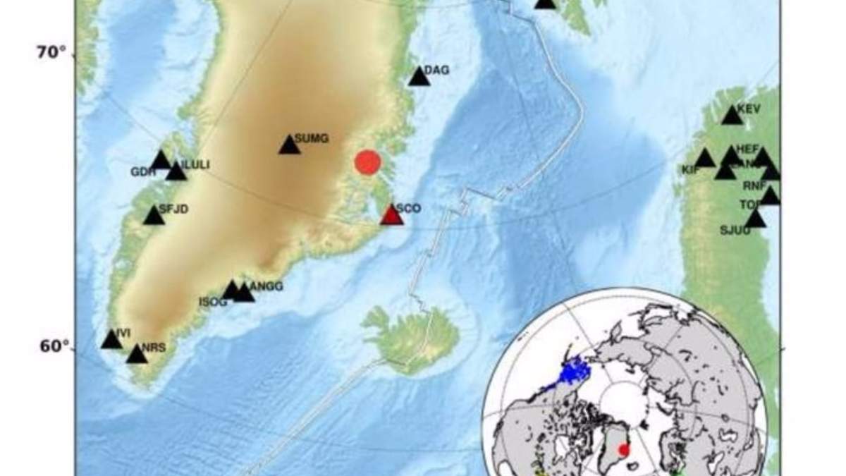 El 16 de septiembre de 2023, una ola gigantesca azotó un fiordo de la costa este de Groenlandia