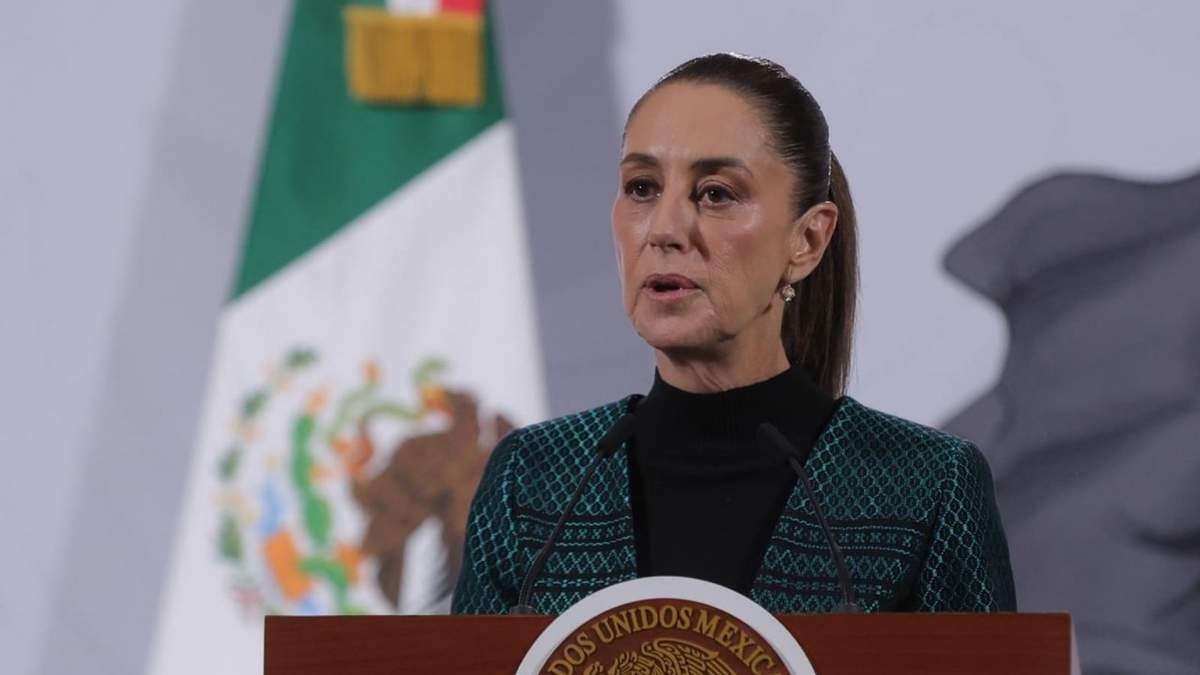 La presidenta Claudia Sheinbaum en la mañanera