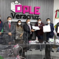 Morena, PT y PVEM sellan acuerdo para ir juntos en Veracruz