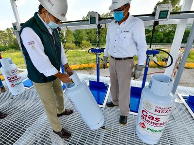 Así inició la fase de prueba del reparto de Gas Bienestar en Iztapalapa