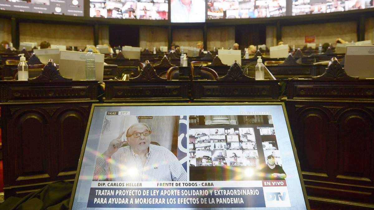 Debate en Diputados. Fuente: (Twitter)