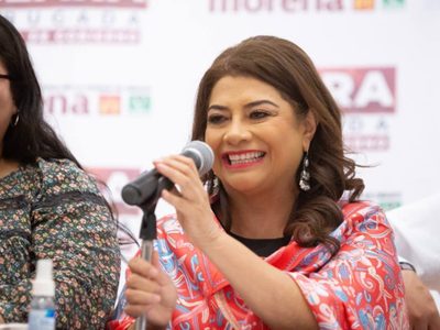 Clara Brugada arremete contra el IECM por fallo que le impide hablar del “cártel inmobiliario”