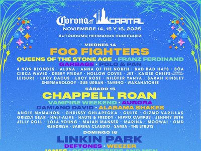 Corona Capital 2025: Foo Fighters, Chappell Roan y Linkin Park lideran el lineup del cartel