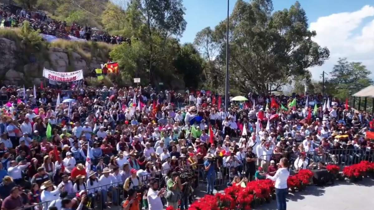 Claudia Sheinbaum en Atlixco, Puebla