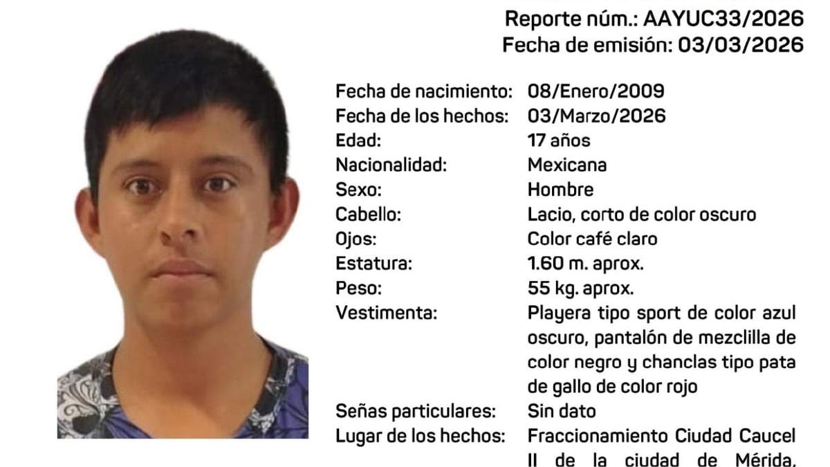 Alerta Amber de José Manuel Canché Tec