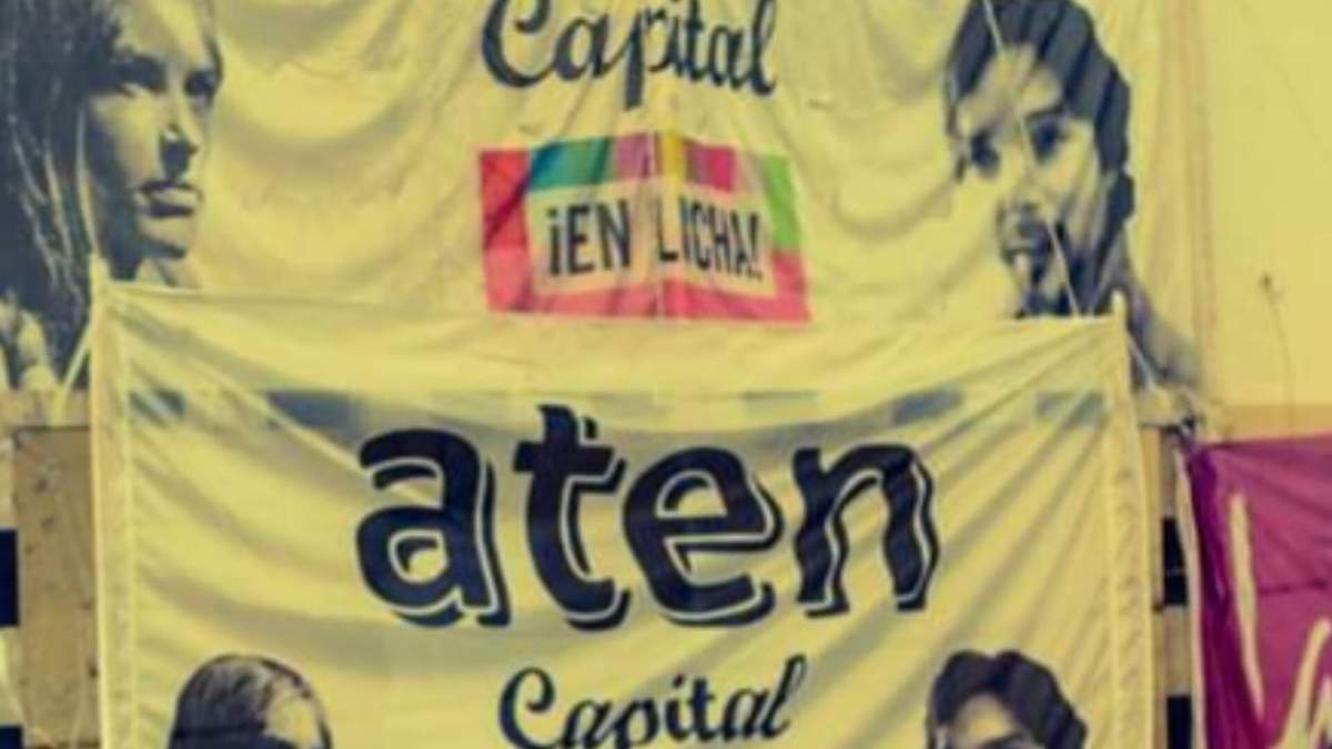ATEN Capital denuncia zona liberada para atacar docentes y jardines. Fuente: (Facebook).