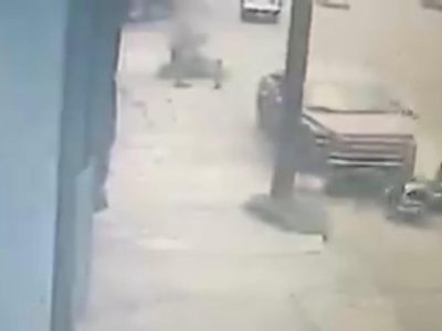 Víctima atropella a dos presuntos ladrones que lo despojaron de 2.5 mdp; uno murió (Video)
