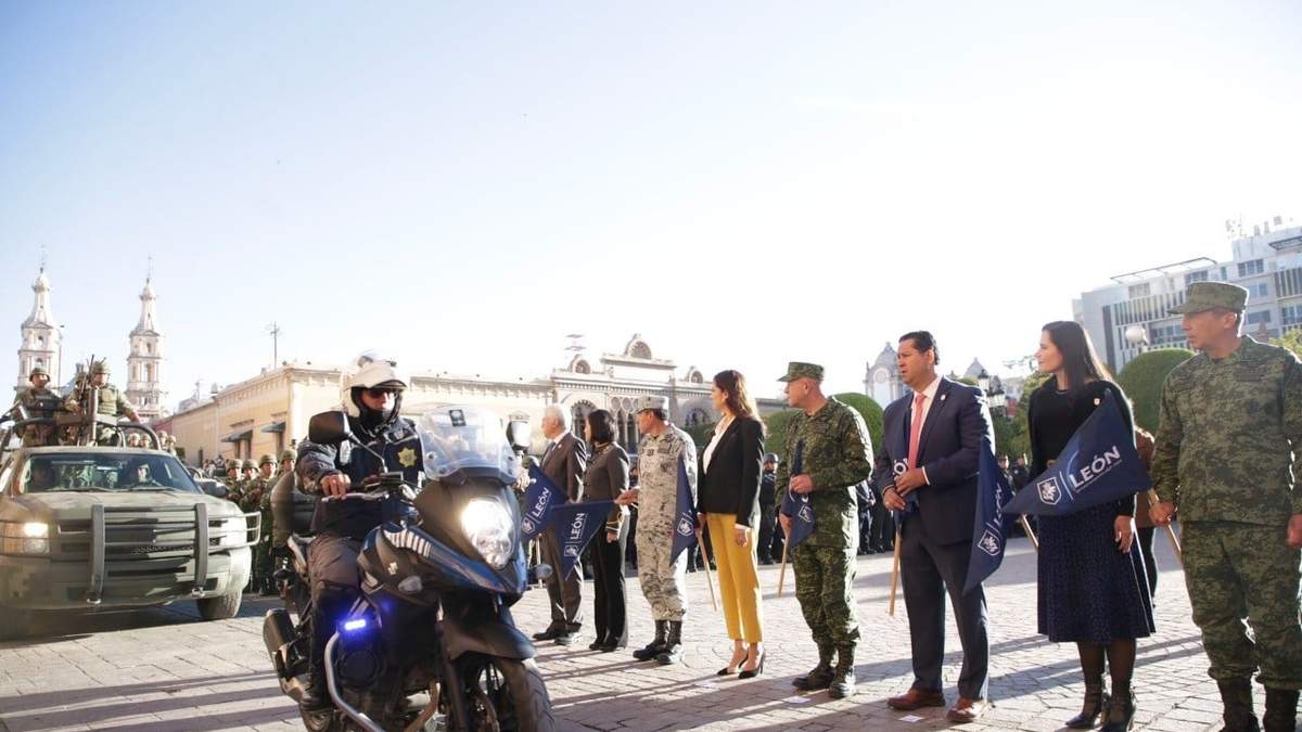 El gobernador de Guanajuato, Diego Sinhue Rodríguez Vallejo, presentó el fortalecimiento integral de la estrategia de seguridad en el municipio de León