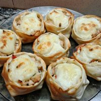 Hacé estas canastitas de pollo al verdeo y tu familia te las va a pedir todos los fines de semana