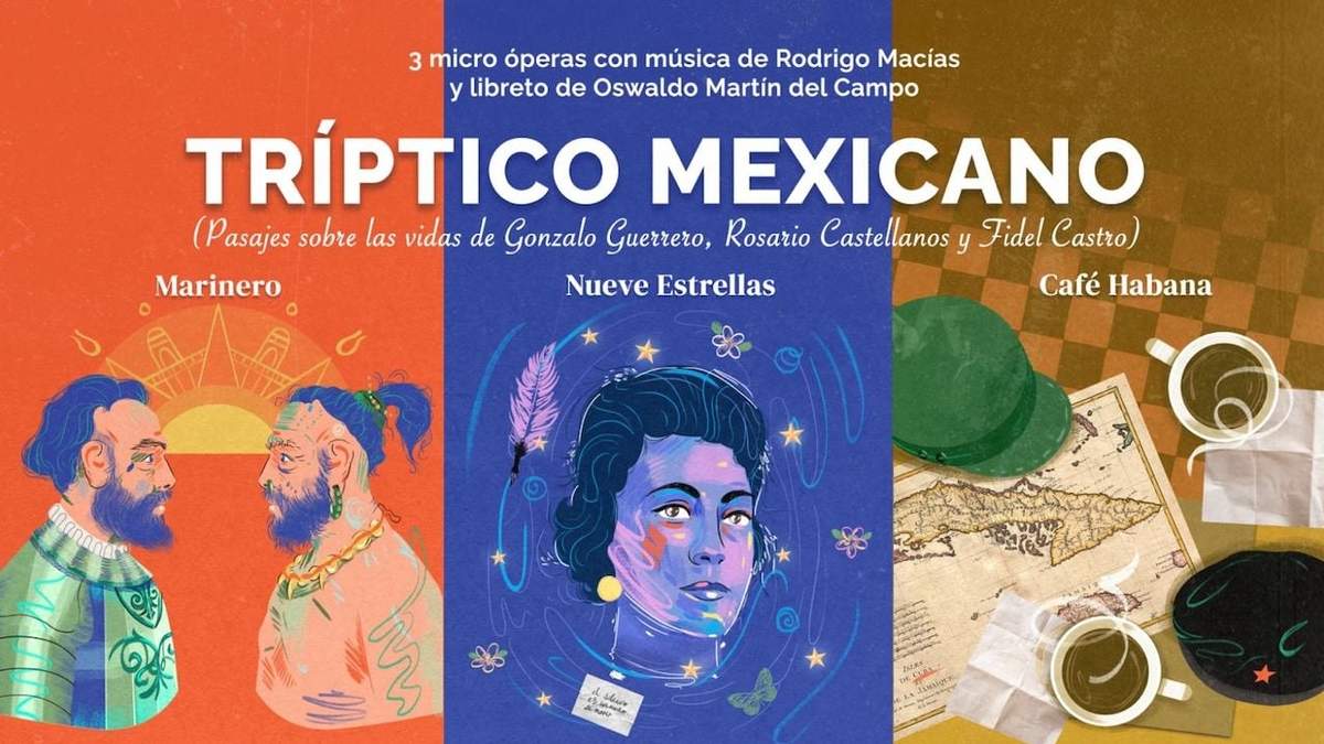 Cartel de “Tríptico Mexicano”