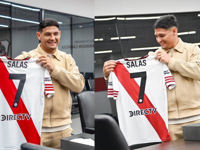 River Plate presentó a Maximiliano Salas