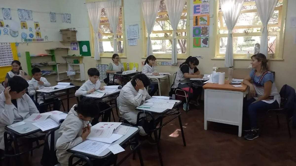 Se realizaron las pruebas "Aprender" en Neuquén. Fuente: (Facebook)