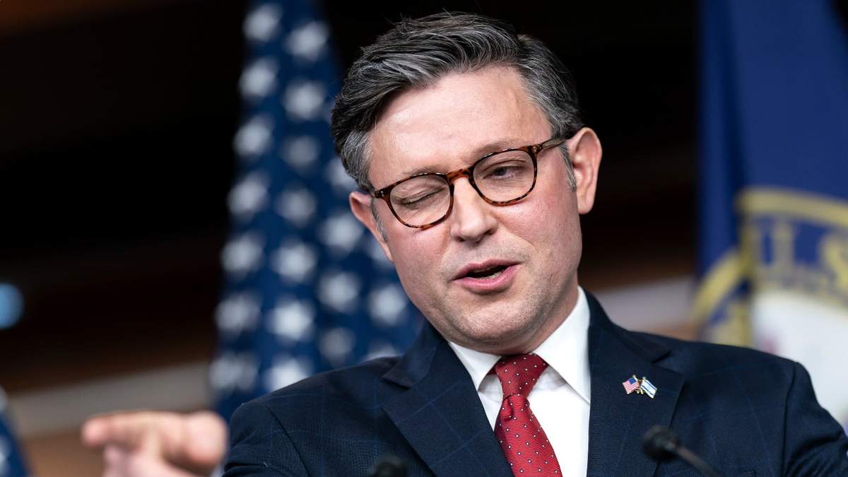 El republicano Mike Johnson, presidente de la Cámara de Representantes