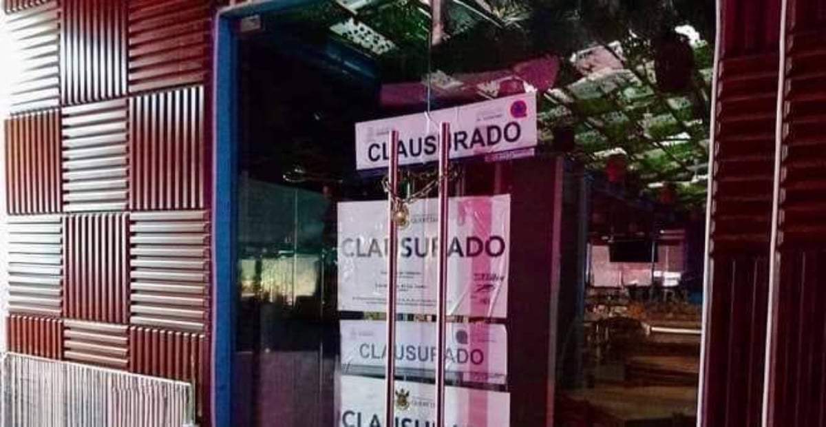Bar Mr. Barbas clausurado
