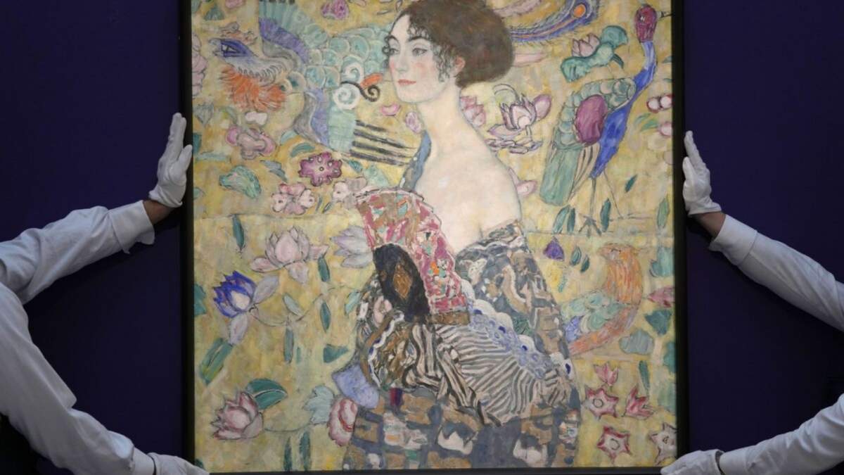 "Dame mit Fächer" (Dama con abanico)