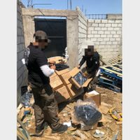 FGR recupera gel robado; sus elementos, sin equipo protector contra covid-19