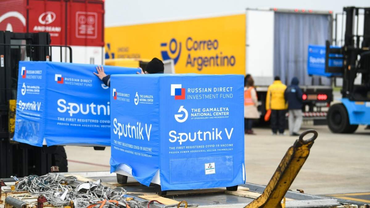 El lote de Sputnik V. Fuente: (Twitter)
