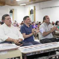 Marcos Koopmann acompañó a los adultos mayores en el cierre de talleres