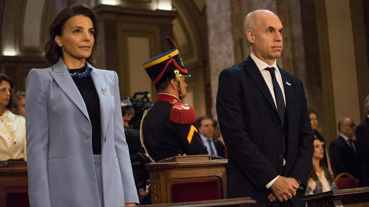 Horacio Rodríguez Larreta y Bárbara Diez. Fuente: (Twitter)