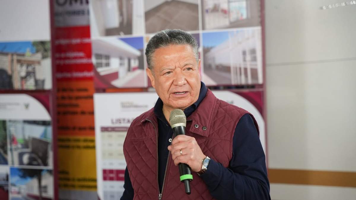El gobernador de Hidalgo, Julio Menchaca, este jueves 12 de marzo de 2026