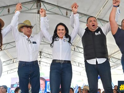 Alejandra del Moral no está sola, afirman dirigentes nacionales de “Va por Edomex”