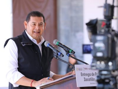 Armenta pide huella ambiental a activistas que se manifestaron contra el Cablebús en Puebla