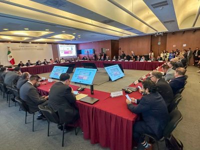 Ante diplomáticos, Brugada presume reducción de 13% en la incidencia delictiva
