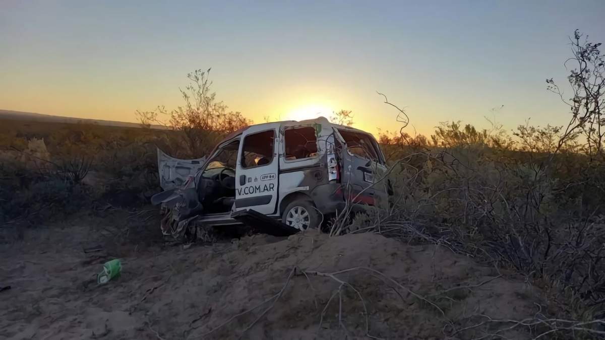 Accidente vial en ruta N° 6. Fuente: (Twitter)