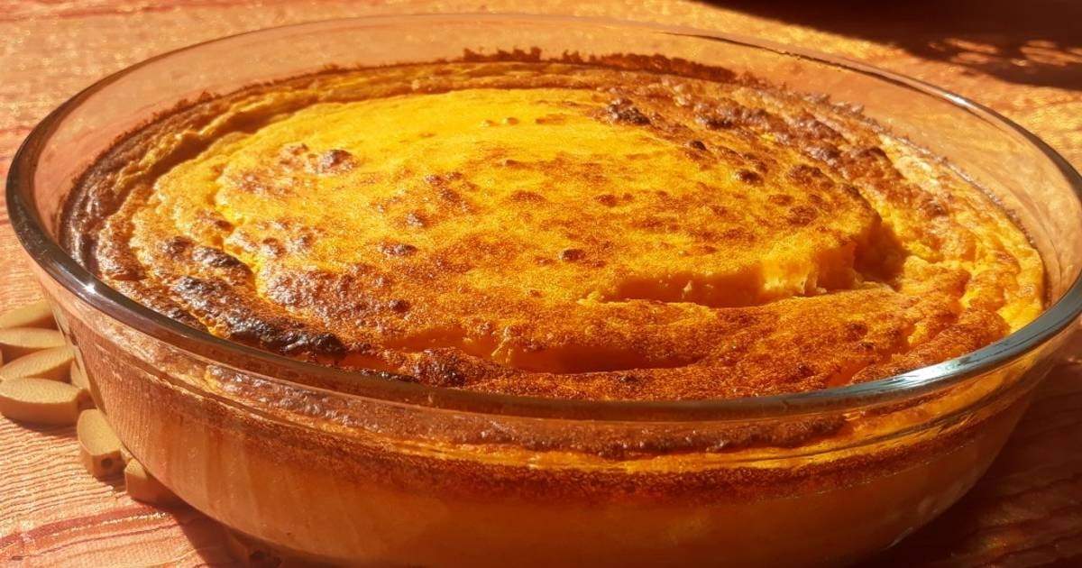Soufflé de calabaza. Fuente: (Cookpad)