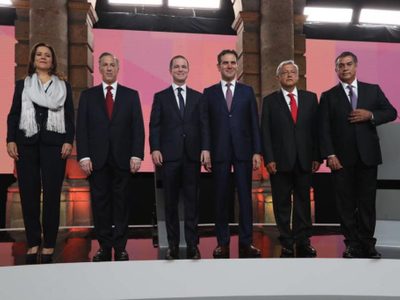 En el debate, tres mentiras de Anaya, dos de 'El Bronco”, una de AMLO y otra de Meade