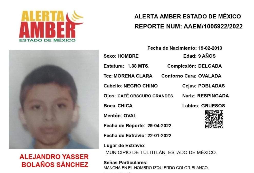 Alejandro Yasser, de nueve años