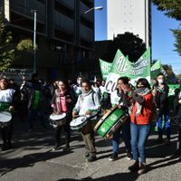 Quintriqueo amenazó con bloquear la entrada de Hacienda si no se convoca a los trabajadores de Salud