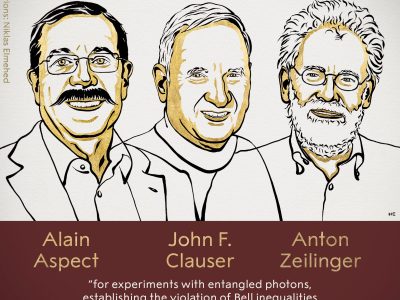 Alain Aspect, John Clauser y Anton Zeilinger ganan Nobel de Física por trabajo en ciencia cuántica